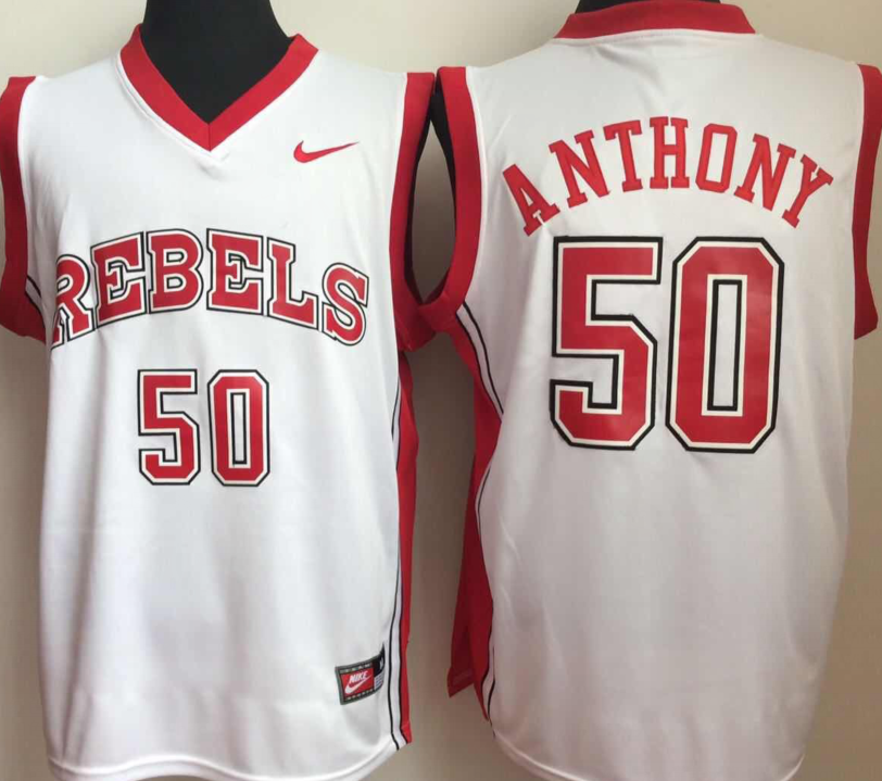 NCAA Men University of Nevada Las Vegas White 50->more ncaa teams->NCAA Jersey